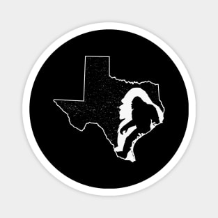 Texas Bigfoot Lovers Magnet